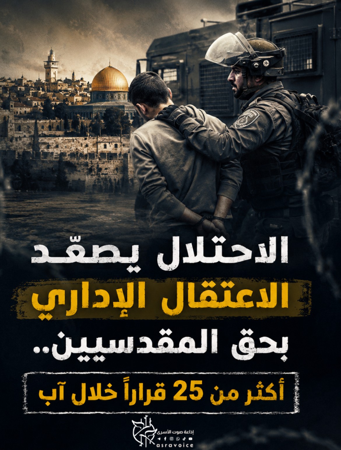 الاعتقال الإداري بحق المقدسيين