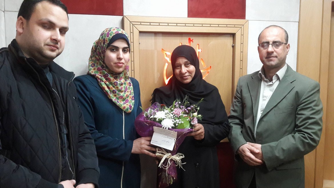 تكريم ام رامي عنبر