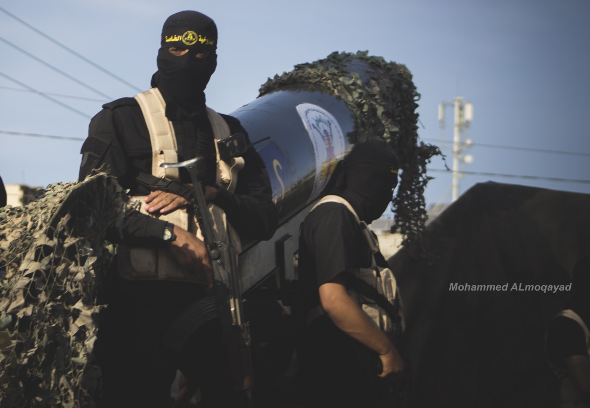 صورة من الارشيف القوة الصاروخية لسرايا القدس الجناح العسكري لحركة الجهاد الاسلامي