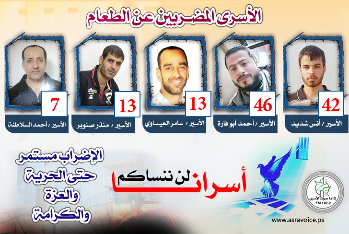 الأسرى المضربين