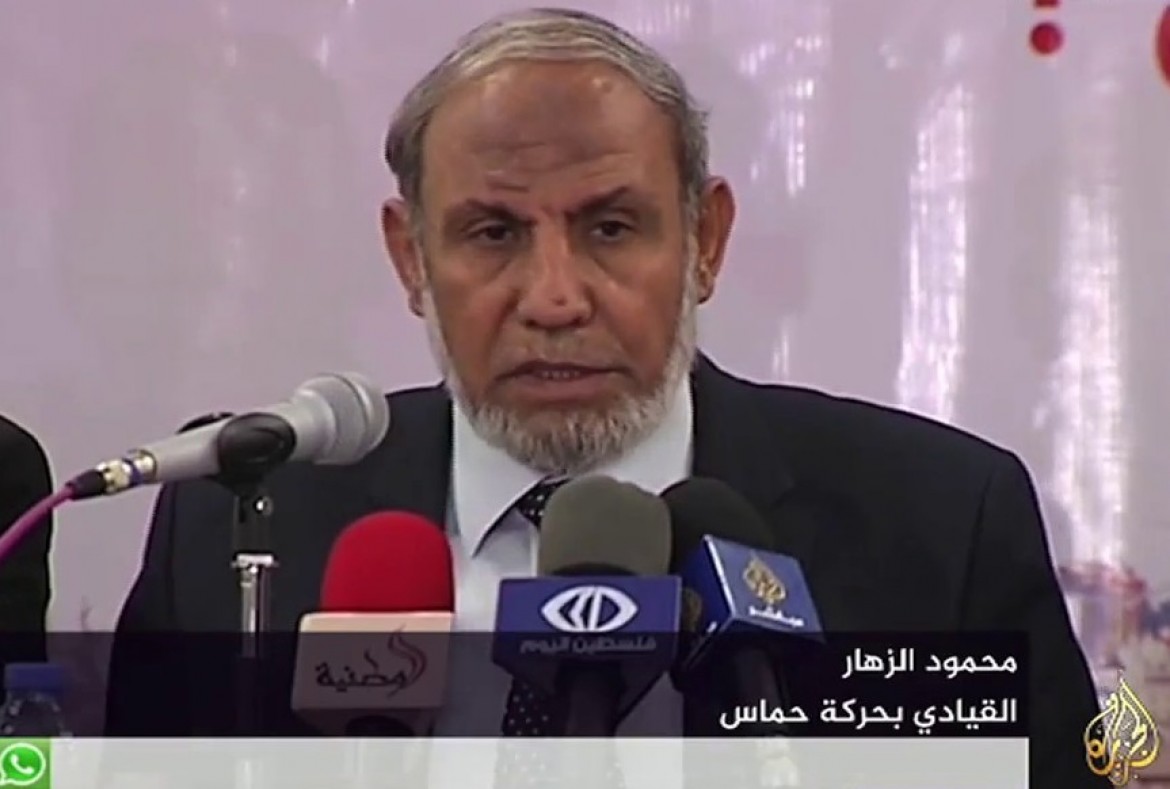 القيادي البارز في حركة حماس محمود الزهار