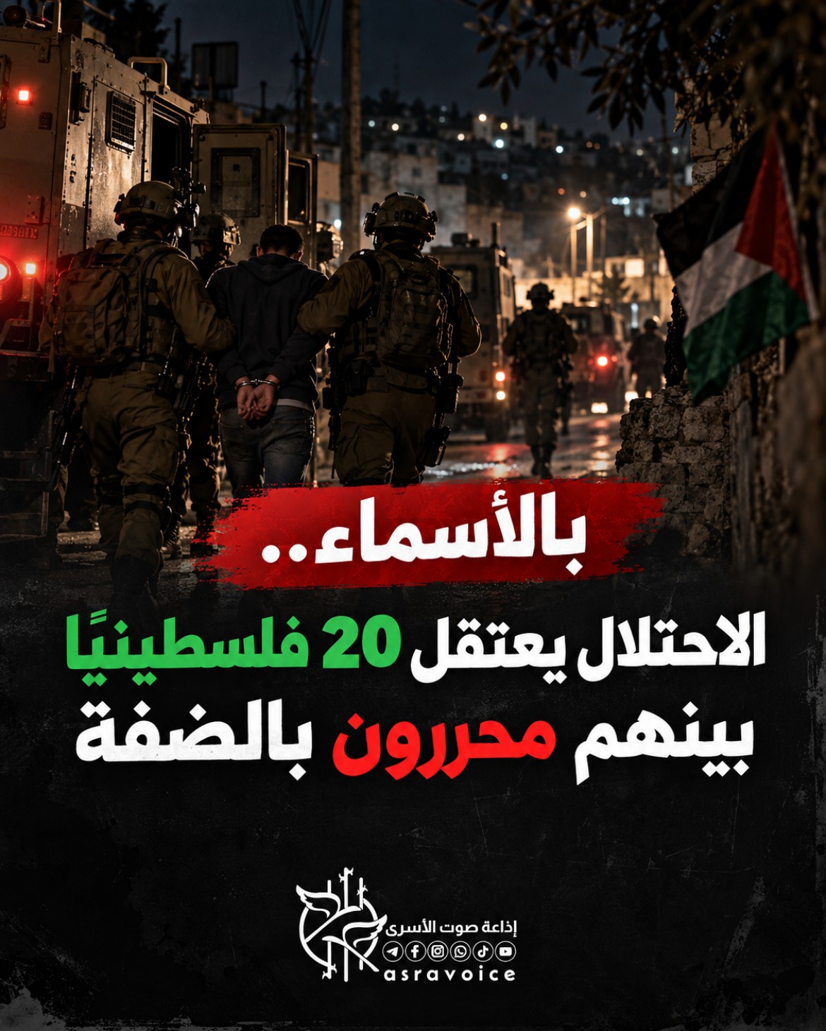 مشهد اعتقالات ليلي بعنوان الأسماء