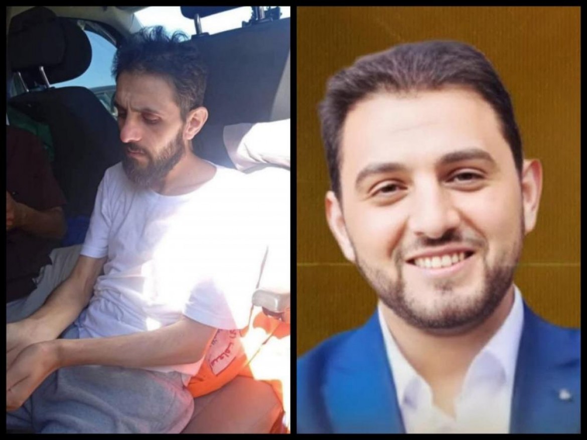 صورتين لـصحفي محمد عصيدة قبل وبعد الأسر