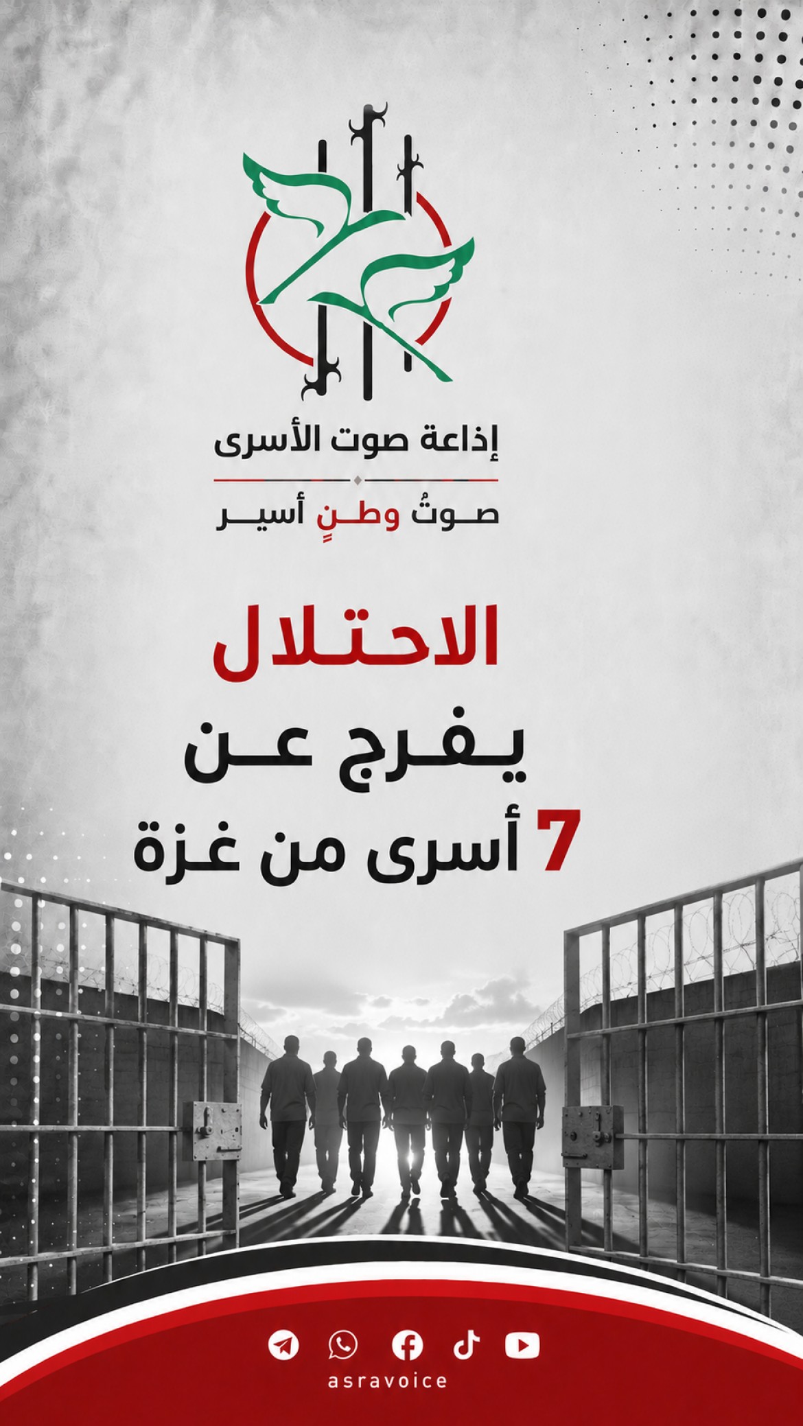 الاحتلال يُفرج عن 7 أسرى من غزة
