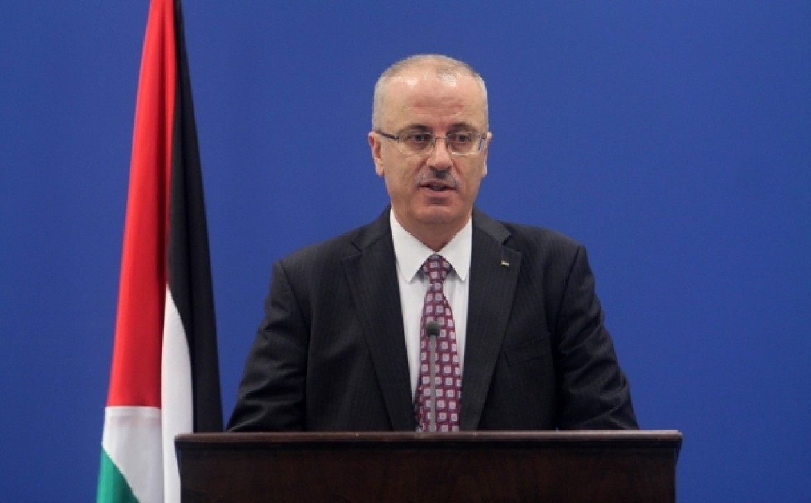 رئيس الوزراء حكومة التوافق رامي الحمد الله