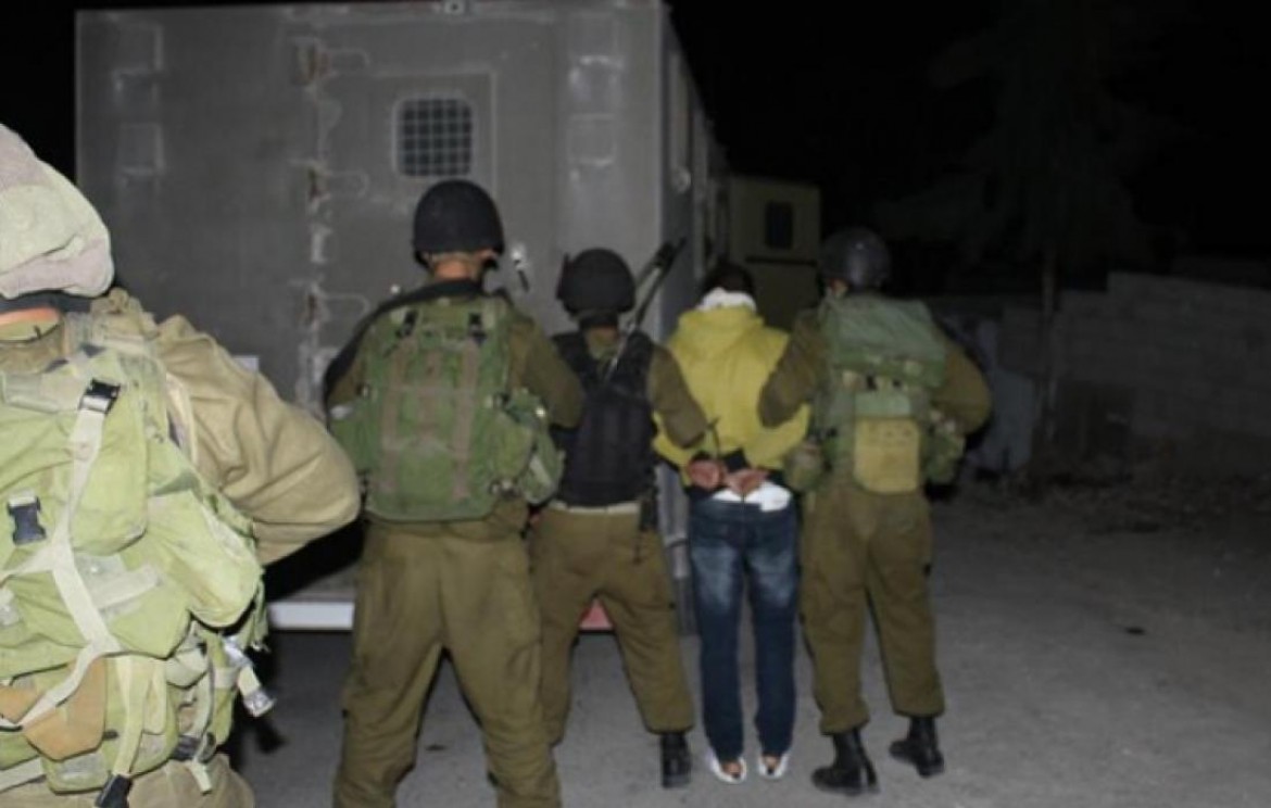 صورة تعبيرية للاعتقال الاسرائيلي مواطنا فلسطيني دون تهمة