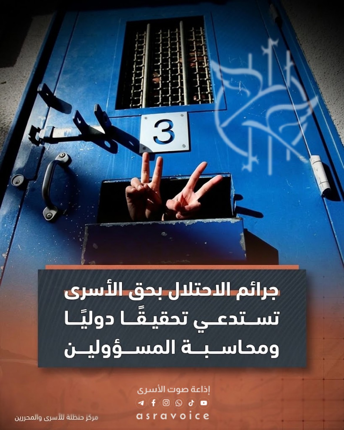 مركز حنظلة: جرائم الاحتلال بحق الأسرى تستدعي تحقيقًا دوليًا ومحاسبة المسؤولين