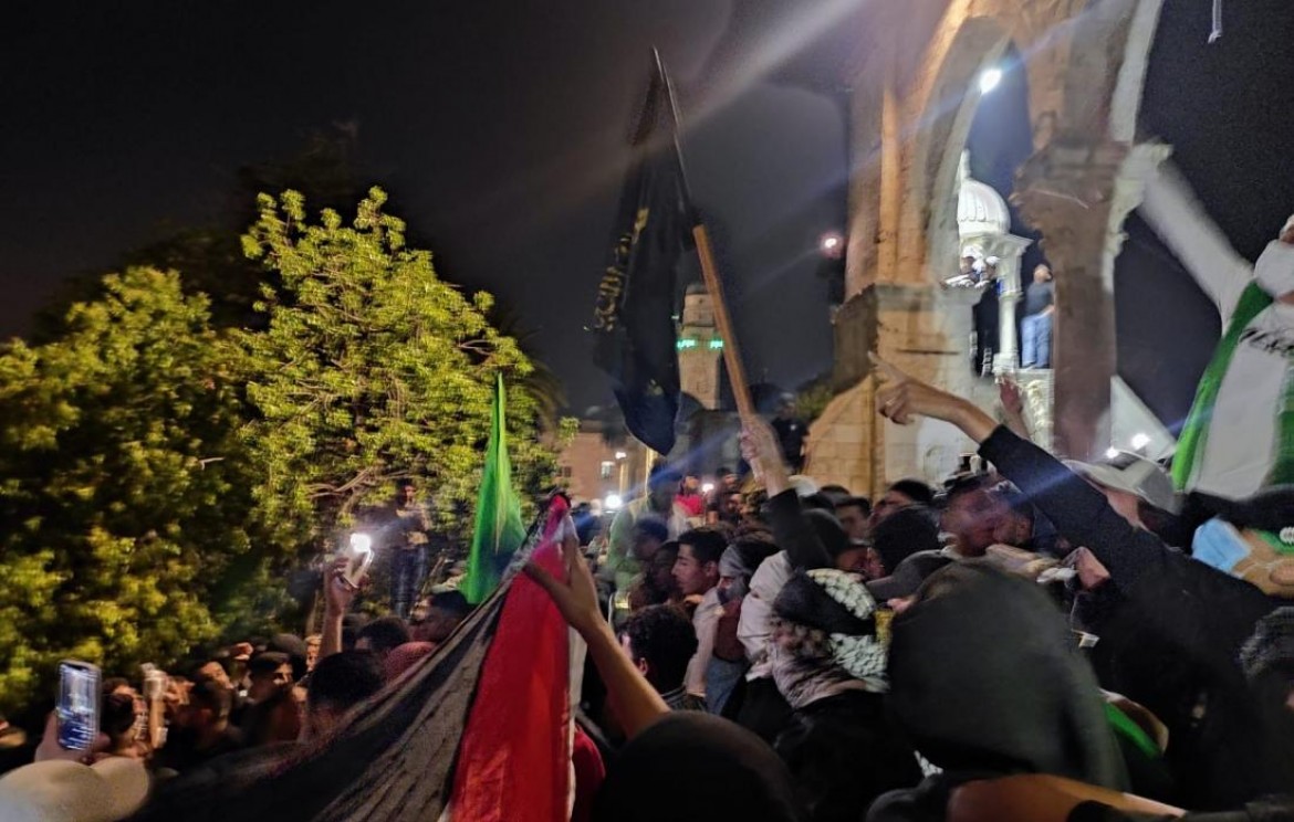 الجهاد تنظم وقفة للأسيرين عواودة وريان في ساحات الأقصى