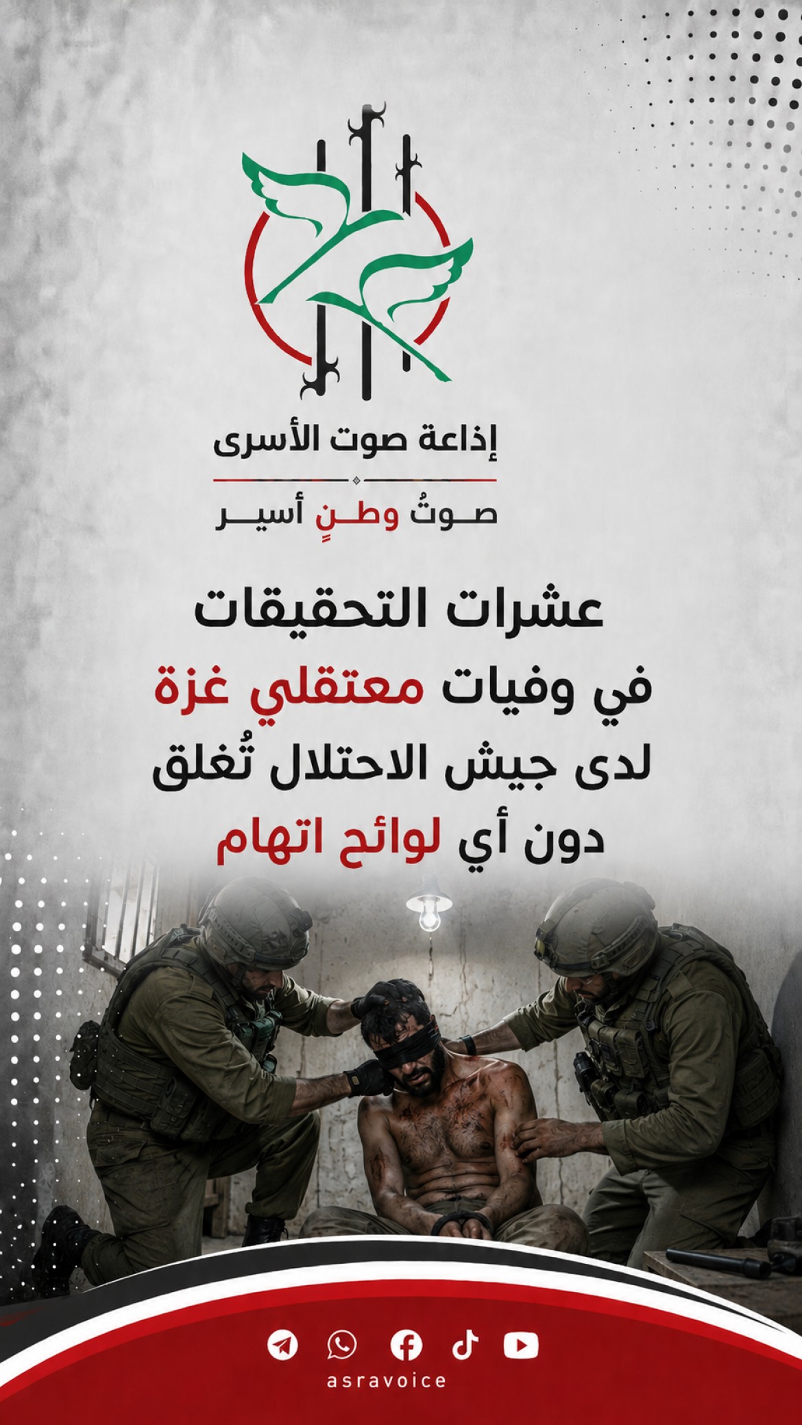 عشرات التحقيقات في وفيات معتقلي غزة لدى جيش الاحتلال تُغلق دون أي لوائح اتهام