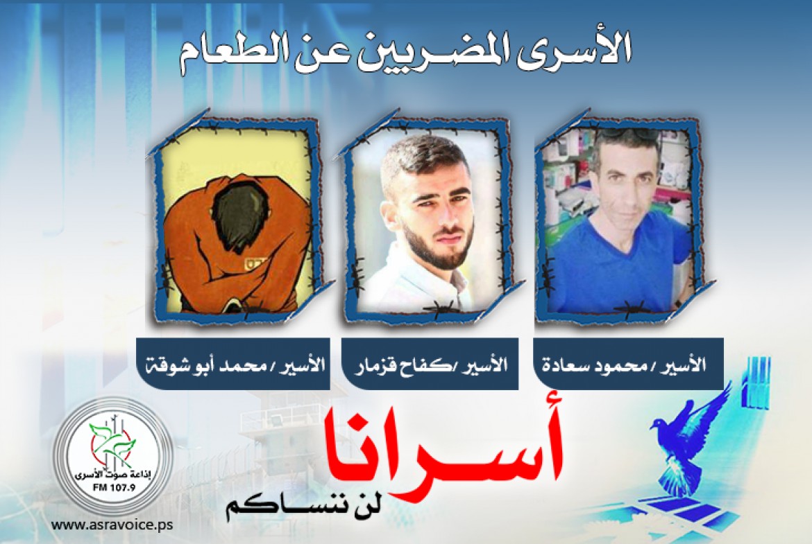 الأسرى المضربين عن الطعام