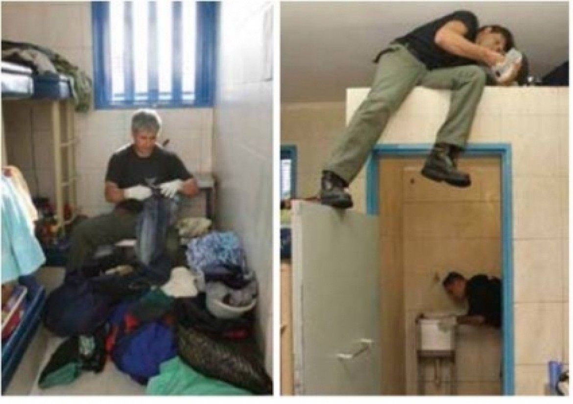 تفتيش غرف الاسرى 