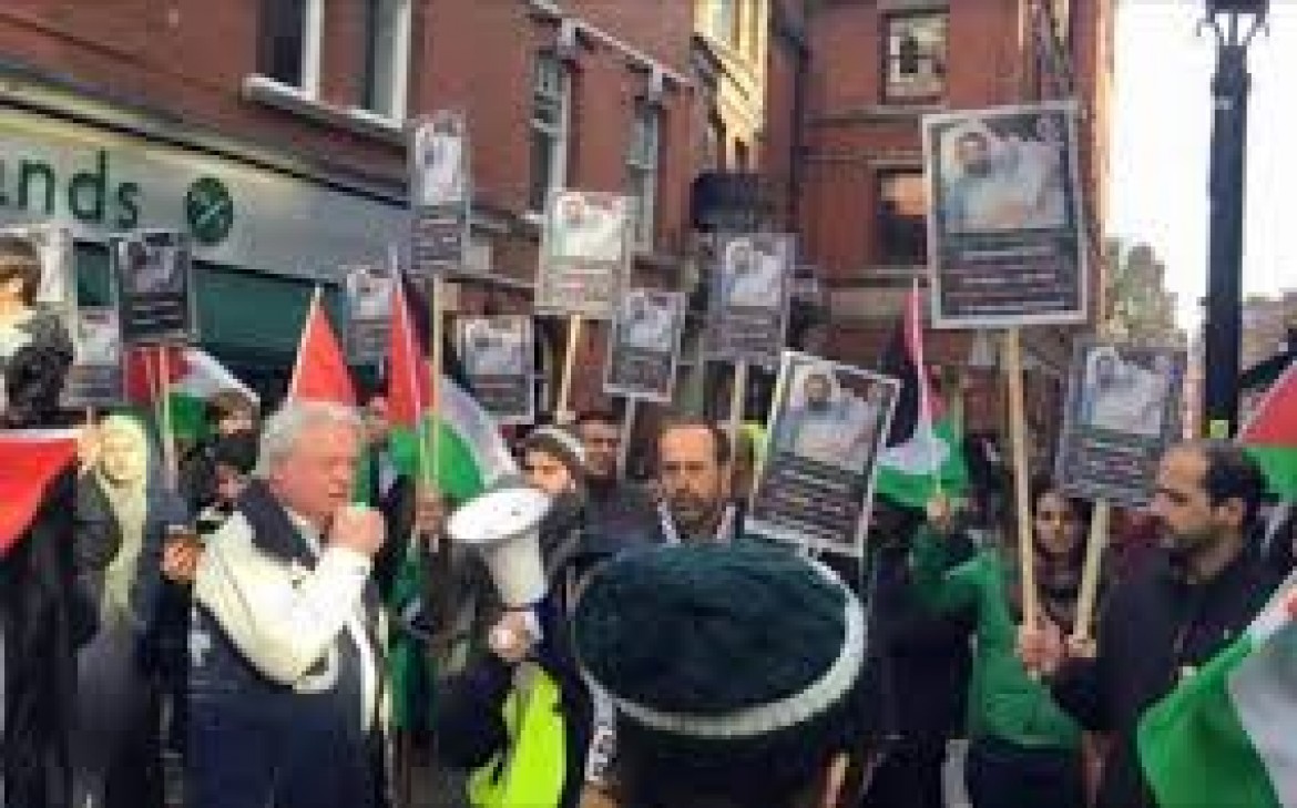 اعتصام أمام سفارة الاحتلال بلندن اليوم تضامنًا مع الأسرى